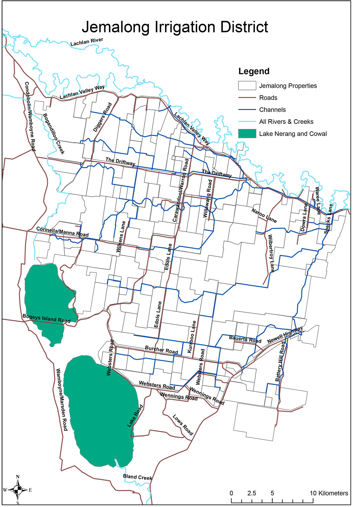 Jemalong_Irrigation_District_Map